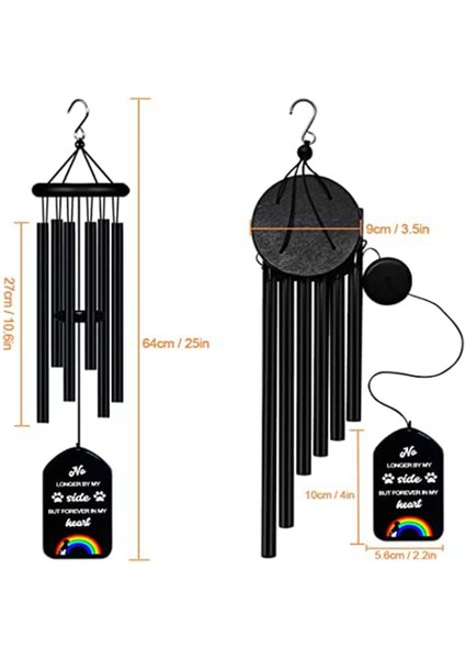 Evcil Hayvan Anıt Rüzgar Çanları, Vefat Eden Köpeğin Hafızasında Evcil Hayvan Anma Hediyesi, Anıt Kaybı Için Yas Rüzgar Çanı (Yurt Dışından) fiyatları