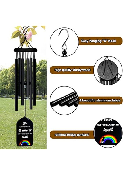 Evcil Hayvan Anıt Rüzgar Çanları, Vefat Eden Köpeğin Hafızasında Evcil Hayvan Anma Hediyesi, Anıt Kaybı Için Yas Rüzgar Çanı (Yurt Dışından) indirimleri