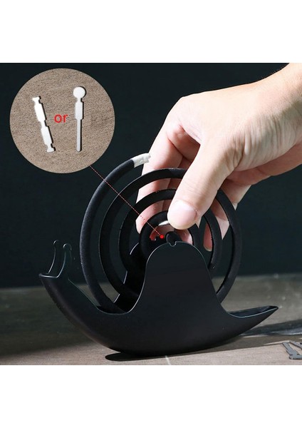 Sivrisinek Spiral Tutucu, Tütsü Çubukları Tutucu, Taşınabilir, Salyangoz Şekli, Ev ve Ofis Için Sivrisinek Bobini Kabı (Yurt Dışından) indirimleri