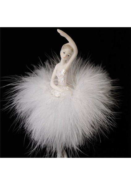 Tüy Etek Dönen Müzik Kutusu Figürü, Kızlar Için Manuel Kontrol Dans Eden Kız Müzik Kutusu, Beyaz (Yurt Dışından) indirimleri