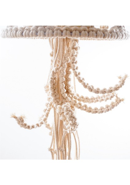 Boho Makrome Rüya Yakalayıcı El Yapımı Dokuma Süs Işıklı Denizanası Rüya Yakalayıcı Asılı Dekor B (Yurt Dışından) fırsatları