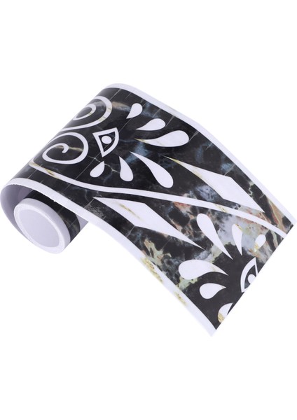 3D Mermer Kendinden Yapışkanlı Yunan Desen Duvar Merdiven Zemin Bordür Fayans Sticker Mutfak Banyo Lavabo Süpürgelik Duvar Sticker 2m (Yurt Dışından) fiyatları