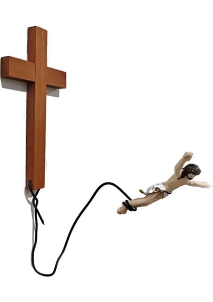 Duvar Haçları Bungee Jumping Dekorasyonu, Paskalya Haçları Dekorasyonu, Paskalya Ambiyans Dekoratif Süsleme Duvar Dekorasyonu (Yurt Dışından)