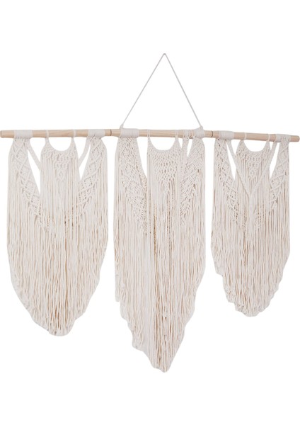 Makrome Duvar Asılı El Dokuma Bohem Pamuk Halat Boho Goblen Ev Dekor (Yurt Dışından) fiyatları