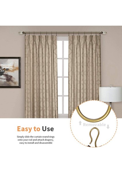 40 Paket Vintage Perde Klipleri, Klip Bronz Renk ile Güçlü Metal Dekoratif Paslanmaz Perdelik Perde Halkası (Yurt Dışından) fırsatları