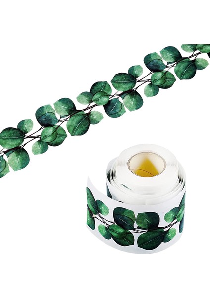 65.6ft Okaliptüs Kalıp Kesim Sınır Trim Bülten Tahtası Sınır Etiket Sınıf Bülteni Duvar Dekor Duvar Çıkartmaları Sınır A (Yurt Dışından)