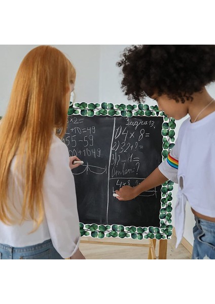 65.6ft Okaliptüs Kalıp Kesim Sınır Trim Bülten Tahtası Sınır Etiket Sınıf Bülteni Duvar Dekor Duvar Çıkartmaları Sınır A (Yurt Dışından) fiyatları