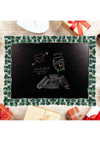 65.6ft Okaliptüs Kalıp Kesim Sınır Trim Bülten Tahtası Sınır Etiket Sınıf Bülteni Duvar Dekor Duvar Çıkartmaları Sınır A (Yurt Dışından) fırsatları