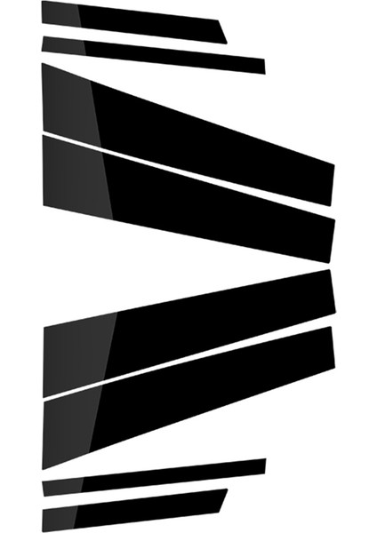 Bmw-X4 2013-2018 Araba Kapı Pencere Bc Sütun Mesajları Kapak Şerit Paneli Trim Pc Siyah 8 Paket (Yurt Dışından) modelleri