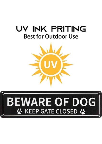 1 Paket Köpek Dikkat Işareti, 12X3 Inç Paslanmaz .040 Alüminyum Metal Işaret, Yansıtıcı, Solmaya Dayanıklı, Uv Korumalı (Yurt Dışından) fırsatları