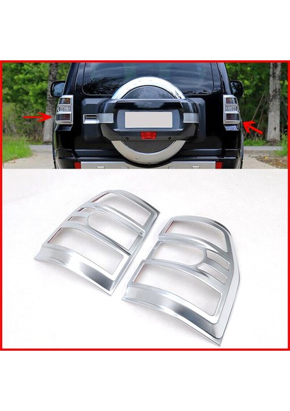 Mitsubishi Pajero V93 V97 2007-2019 Aksesuarları Için Arka Lamba Kapağı, Arka Lambalar Krom Çerçeve Koruyucu Trim (Yurt Dışından) fiyatları