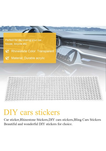 504 Adet 6mm Dıy Bling Kristal Kendinden Yapışkanlı Yapay Elmas Etiket (Yurt Dışından) indirimleri