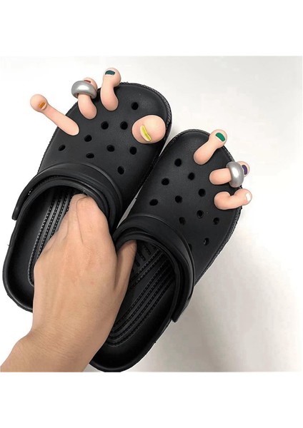 Crocs Takunya Kacık Slaytlar Sandalet Için 3D Ayak Takıları, Çocuklar ve Yetişkinler Için 7 Adet Komik Ayakkabı Takılar Dekorasyon (Yurt Dışından) indirimleri