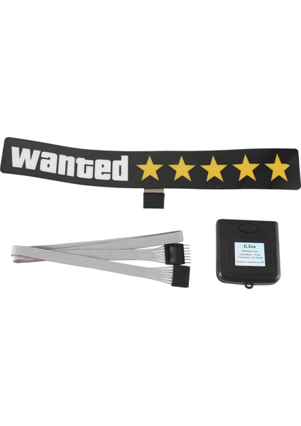 Ön Cam Elektrikli 5 Yıldız Aranıyor Araba LED Yansıtıcı Çıkartmalar Araba Pencere Etiket Glow Panel Dekorasyon Aksesuarları (Yurt Dışından) fiyatları