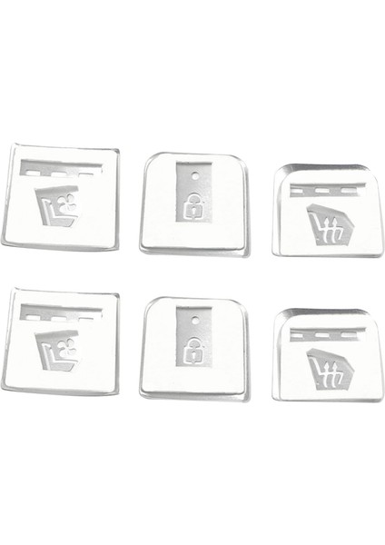 Araba Alüminyum Alaşımlı Koltuk Isıtma Düğmesi Sticker Trim Kia Carnival Ka4 2021 2022 Mavi (Yurt Dışından) indirimleri