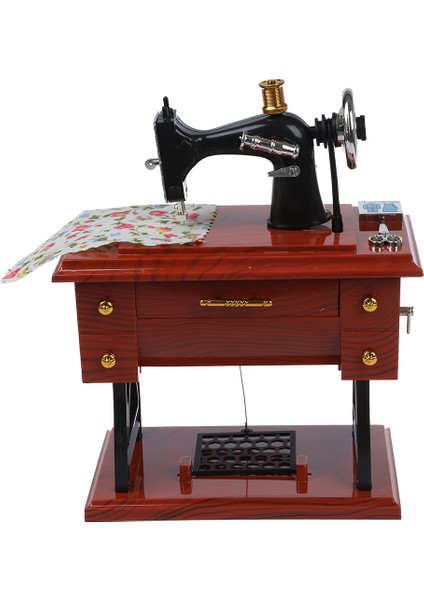 Wind Up Vintage Mini Dikiş Makinesi Tarzı Mekanik Müzik Kutusu (Yurt Dışından) fiyatları
