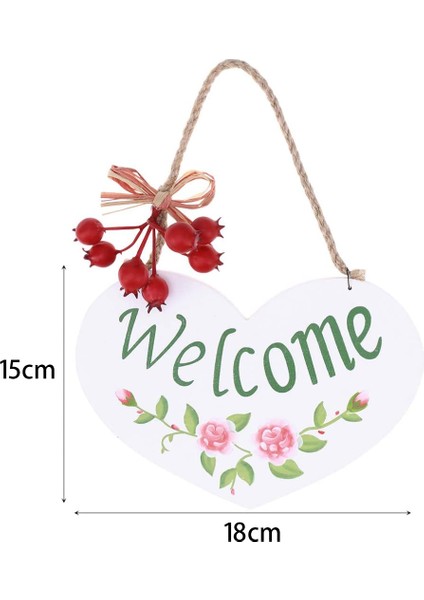 Kapı Asılı Plak Hoş Geldiniz Desen Ev Duvar Dekoru El Yapımı Ahşap Asılı Karşılama Plaketi Tabela (Yurt Dışından) fiyatları