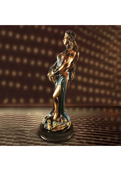 Gözleri Bağlı Fortuna Heykeli Antik Yunan Roma Şans Tanrıçası Vintage Mavi Şans Heykel Şans Süslemeleri Ev Için (Yurt Dışından) fiyatları