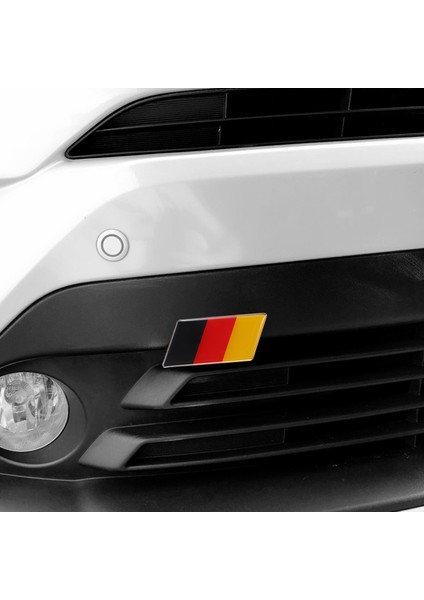 Alman Bayrağı Amblem Rozeti Etiket Araba Için Ön Izgara Tampon (Yurt Dışından) indirimleri