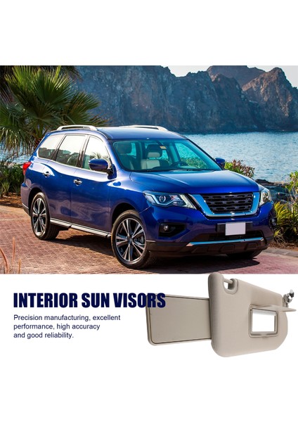 Nissan Pathfinder R52 2013-2018 Infiniti QX60 JX35 2013-2017 Bej Için Sağ Araba Iç Güneşlik (Yurt Dışından) fırsatları