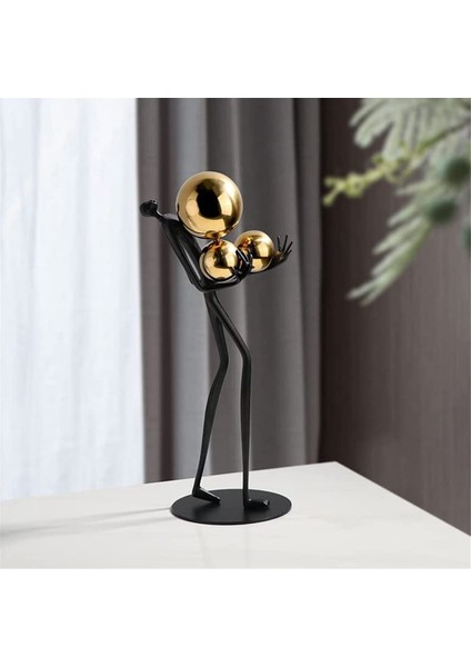 Yaratıcılık Şekil Heykeli Modern Soyut Sanat Metal Demir Sanat Heykel Ev Dekorasyon Oturma Odası Yatak Odası Ofis (Yurt Dışından) fiyatları