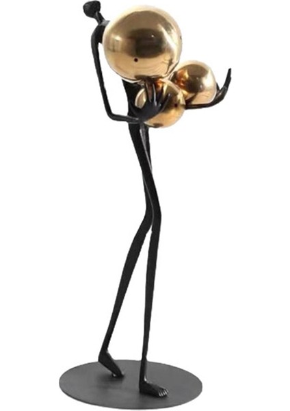 Yaratıcılık Şekil Heykeli Modern Soyut Sanat Metal Demir Sanat Heykel Ev Dekorasyon Oturma Odası Yatak Odası Ofis (Yurt Dışından) modelleri