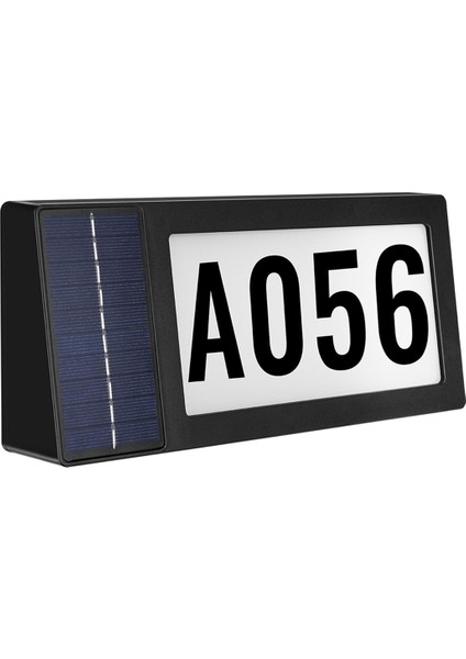 Güneş Enerjili Adres Levhası, Güneş Enerjili Aydınlatmalı Ev Numaraları, Dış Mekan Için Su Geçirmez Modern Ev Numaraları, 2 Renkli (Yurt Dışından)
