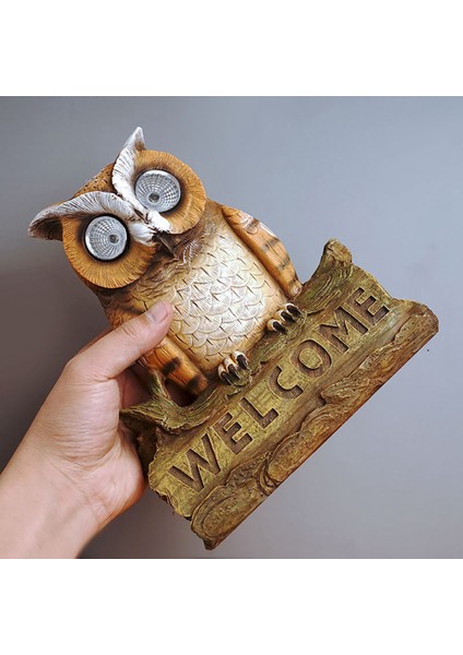 Modern Ev Dekorasyonu Heykelleri Baykuş Şeklinde Işık LED Güneş Enerjili Bahçe Işığı Baykuş Çim Lambası Güneş Enerjili LED Işıklar Kawaii Baykuş Güneş Enerjili Işık L (Yurt Dışından) fırsatları