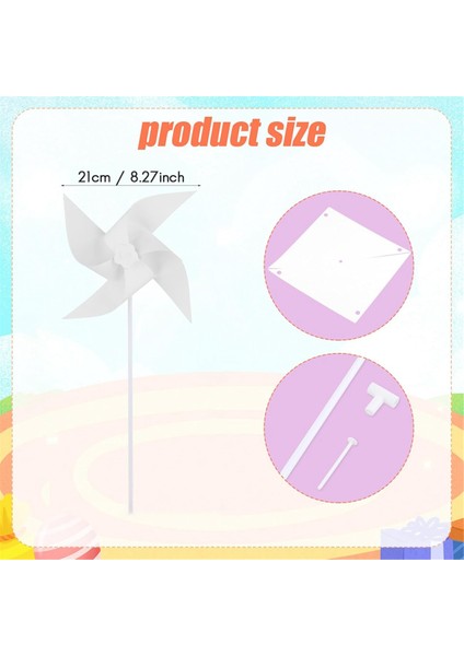 50 Adet Dıy Çocuklar Için Kağıttan Rüzgâr Değirmenleri, Beyaz Boş Kağıttan Rüzgâr Değirmenleri Boş Plastik Yel Değirmenleri Çocuklar Için Küçük Rüzgâr Değirmenleri Yaz (Yurt Dışından) fiyatları