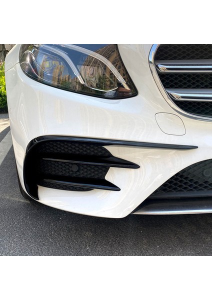 Tampon Spoiler Amg Rüzgar Bıçağı Ön Rüzgar Bıçağı Dekorasyon Araba Mercedes-Benz E-Sınıfı Için W213 2016-2020 E200 260 300 (Yurt Dışından) indirimleri
