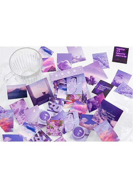 8 Stilleri 40 Adet/takım Taze Gökyüzü Gün Batımı Çıkartma Kitabı Yaratıcı Ins Tarzı El Hesabı Malzeme Kağıt Dekoratif Çıkartmalar (Yurt Dışından) modelleri