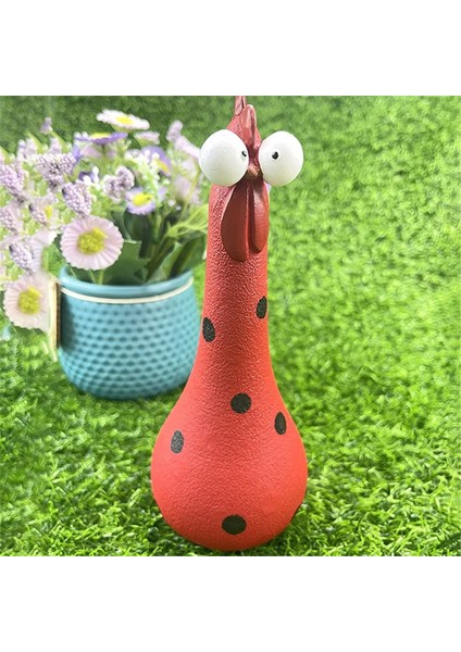 Reçine El Sanatları Reçine Tavuk Süsleri Bahçe Dekorasyon Süsleri Uzun Boyunlu Tavuk Reçine El Sanatları Pembe (Yurt Dışından) modelleri