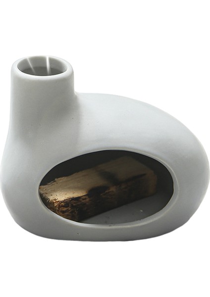 Seramik Palo Santo Tutucu - Palo Santo Çubukları ve Adaçayı Için Kül Tutucu - Meditasyon Için Benzersiz Tasarım, Gri (Yurt Dışından)