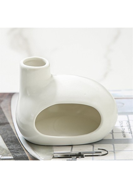 Seramik Palo Santo Tutucu - Palo Santo Çubukları ve Adaçayı Için Kül Tutucu - Meditasyon Için Benzersiz Tasarım, Gri (Yurt Dışından) modelleri