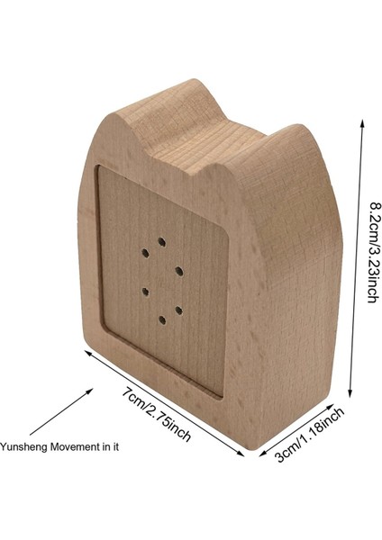 Ahşap Kedi Kurmalı Müzik Kutusu, Dönen Mekanizma Hareketi Müzikal Doğum Günü Hediyeleri Için (Yurt Dışından) modelleri