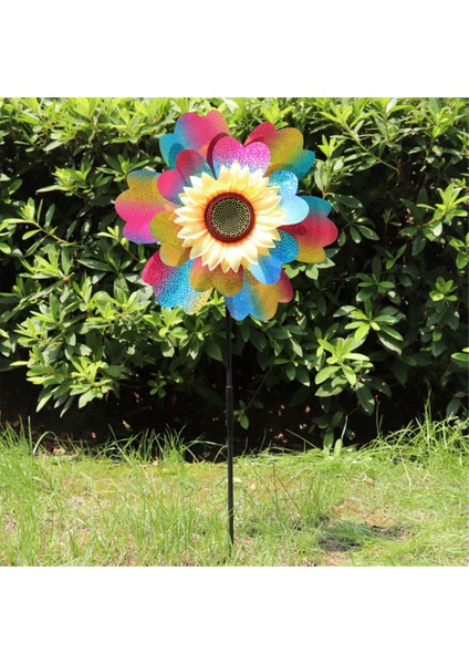 Gökkuşağı Renkli Ponheels Parıltılı, Rüzgar Tekerlekleri Bahçe Çim Bahçe Iyilikleri Için Rüzgar Döndürücü, Rüzgar Ponwheels (Yurt Dışından) modelleri