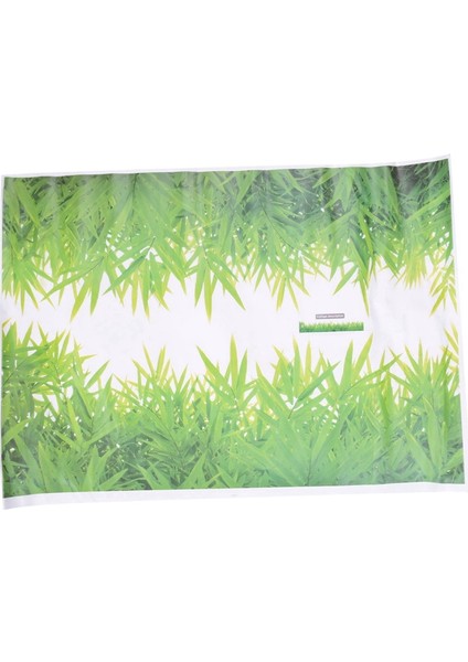 Dıy Yeşil Çim Duvar Sticker Çıkarılabilir Duvar Dekor Su Geçirmez Yatak Odası Duvar Çıkartması (Yurt Dışından)