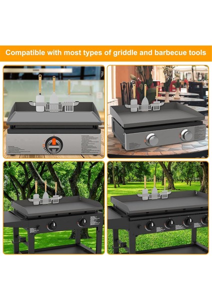 Izgara Için Yağ Kapısı Spatula Tutucu Yağ Tutucu Izgara Gıda Ağ Ekran Blok Rafı Izgara Aksesuarları Blackstone Için (Yurt Dışından) fiyatları