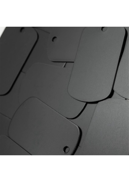 50 Adet Metal Damgalama Boşlukları Siyah Damgalama, Gravür Boşlukları Alüminyum Damgalama Boşlukları Anahtarlık Boş Köpek Etiketi (Yurt Dışından) fiyatları