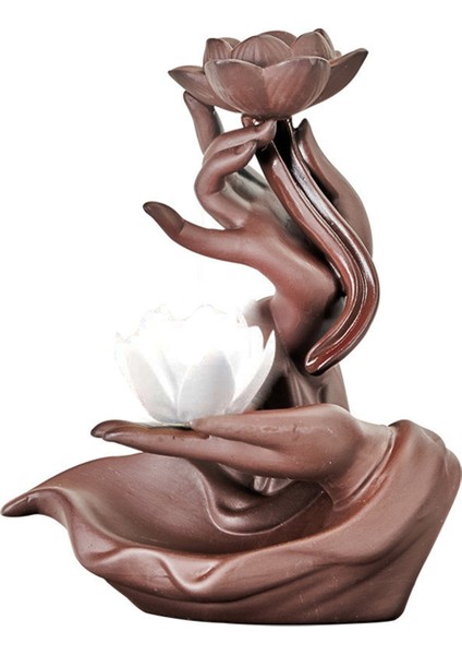 B-Mor Kum Geri Akışlı Tütsü Sobası, Zen Budist El Ev Kokusu Sobası Tütsü Ekleme Plakası Aksesuarları (Yurt Dışından)