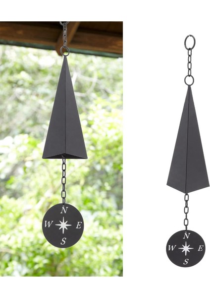 Retro Tasarım Demir Üçgen Rüzgar Çanı Pusulalı, Rüzgar Çanları Dekoru (Yurt Dışından) indirimleri