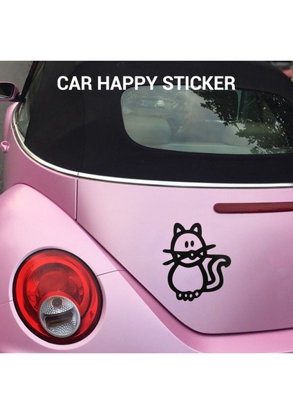 10 Parça Araba Plakası Ailesi Pet Araba Şanslı Çıkartmalar Pencere Için Çıkartmalar (Siyah) (Yurt Dışından) fiyatları