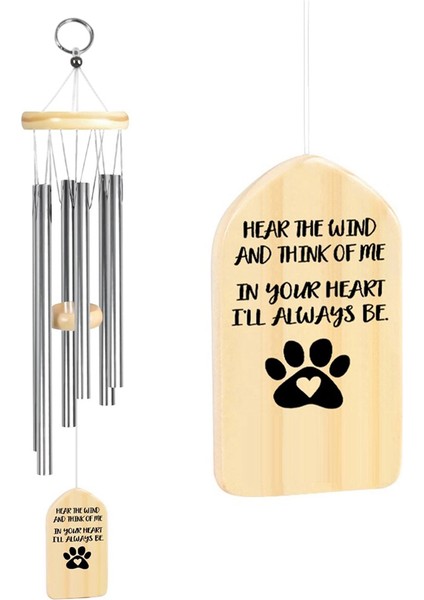 Kişiselleştirilmiş Evcil Hayvan Rüzgar Çanları, Özel Evcil Hayvan Kaybı Rüzgar Çanı Evcil Hayvan Anma Hediyesi Cenaze Hediyesi Başsağlığı Hediyesi (Yurt Dışından) modelleri