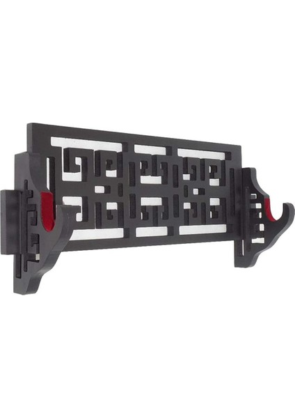 Kadife Korumalı Duvar Montajlı Tutucu Katana Wakizashi Genji ve Samuray Ları Için 1 Katlı Klasik Ekran Standı (Yurt Dışından)