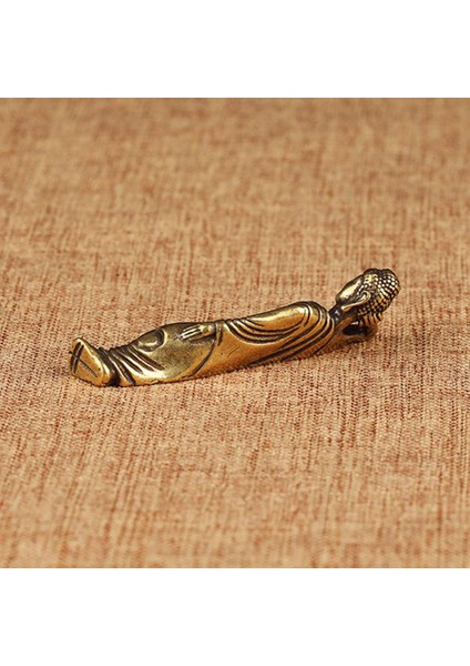 Mini Retro Altın Yalan Amitabha Buda Heykeli Buda Heykel Figürleri Bakır Saf Pirinç Ev Dekorasyon Buda (Yurt Dışından) indirimleri