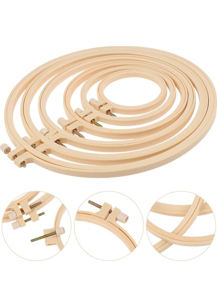 6 Adet Nakış Kasnakları Plastik Daire Çapraz Dikiş Kasnak Halkası Ev Süslemeleri Sanat El Sanatları El Dikişi (Yurt Dışından) modelleri