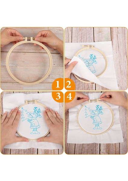 6 Adet Nakış Kasnakları Plastik Daire Çapraz Dikiş Kasnak Halkası Ev Süslemeleri Sanat El Sanatları El Dikişi (Yurt Dışından) fırsatları