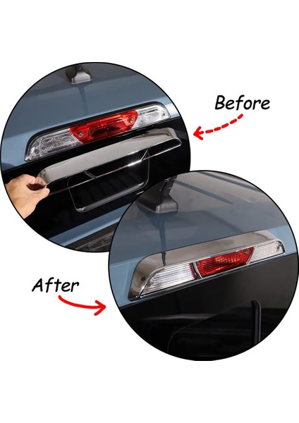 Ford Maverick 2022 2023 Için Araba 3rd Üçüncü Fren Aydınlatma Koruması Trim Yüksek Dağı Fren Lambası Kabuk Koruyucu Aksesuarları (Yurt Dışından) indirimleri