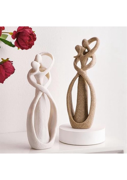 Ev Dekorasyonu Için Çift Heykelleri, Sarılan Çift Figürleri, Modern Çift Heykeli, Oda A Için Modern Romantik Heykeller (Yurt Dışından) fiyatları