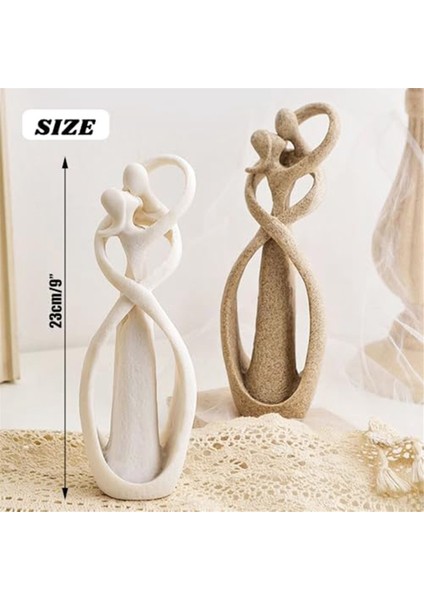 Ev Dekorasyonu Için Çift Heykelleri, Sarılan Çift Figürleri, Modern Çift Heykeli, Oda A Için Modern Romantik Heykeller (Yurt Dışından) modelleri